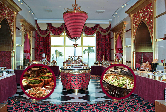 Burj Al Arab Break Fast At Junsui Restaurant