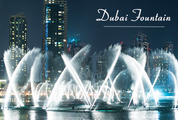 Dubai Fountain & Burj Khalifa LED Show Night Tour