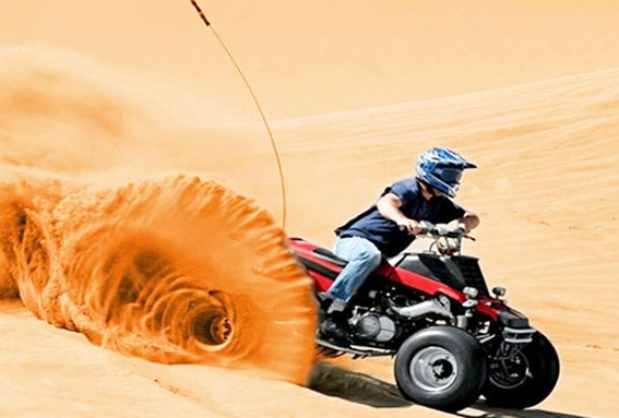Quad Biking With Dune Bashing At Red Dunes With Transfer