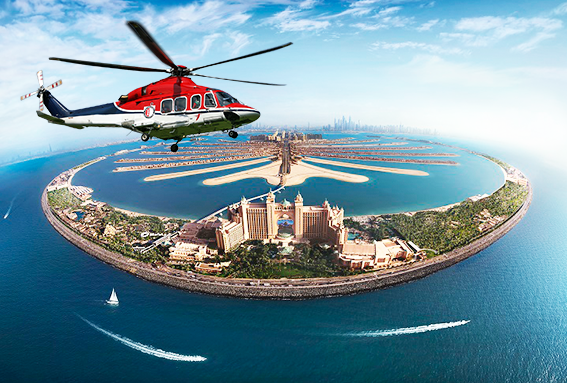 The Palm Helicopter Tour ( 17 Minutes Flight )
