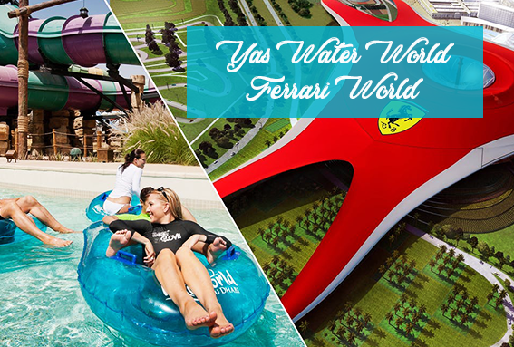 Two Days In Ferrari World + Yas Water World